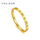 Xie Ruilin (TSL) gold ring 5G craft honeycomb ring ring YS507 15 rings (about 1.7g)