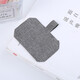 ESCASE mobile phone lanyard patch mobile phone case finger ring buckle fixing clip clip chain connection gasket lanyard anti-lost Apple 14pro mobile phone jewelry sturdy and durable gray MPSS-13
