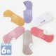Langsha Socks Women's Shallow Mouth Socks Boat Socks Pure Cotton Doesn't Fall Off Summer Trendy Ins Invisible Summer Thin Style 6 Pairs Solid Color Fashion Style One Size