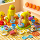 
Taoqi duck children's duck rocket noodle machine toy plasticine colored mud ice cream mold set for boys and girls birthday gifts