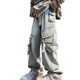 Figurine mâle American High Street Multi-Pocket Work Jeans Pantalon décontracté printemps et automne d'hiver