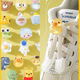 New style lazy shoelace buckle for children, no need to tie, no need to tie, elastic and cute shoe buckle, fixed buckle, cartoon versatile ins trend, two pairs of colors can be noted, including shoelace + shoe buckle