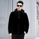 
Muqiantang mink coat men's coat short hair large size real mink coat men's fur hooded zipper Danish mink hooded 5XL Recommended weight 175Jin[Jin equals 0.5 kg]-185Jin[Jin equals 0.5 kg]