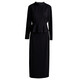 ROEYSHOUSE LOOKY Temperament Black Knitted Suit Women's Autumn New Fashion Top Skirt Two-piece Set 10975 Black S