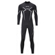 ZCCO3mm wetsuit one-piece men's warm elastic wear-resistant wet suit cold-proof wetsuit winter swimming suit SCR black S