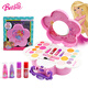 [70% neu] Barbie Barbie Kinderhaus spielen Spielzeug Prinzessin Make -up Make -up -Box Set Girls Safe Waschkosmetik Urlaubsgeschenk Bunte Schönheit handgefertigtes Pflaumenblütenschachtel
