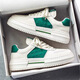 Shoes for men in summer breathable thick sole trendy versatile sports shoes for men in men’s board shoes breathable trendy shoes fashion casual shoes 9906 white and black 44