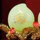 禾笙堂琉璃玉福寿双全寿桃摆件寿工艺礼品客厅装饰品祝寿贺寿送老人生日 福寿双全 长约26*12*16cm