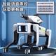 Nuevo robot inteligente Robot Remote Control Remote Programación Robot Electric Puppy Electronic Boy Toy Children que sostienen el teléfono móvil Dog [Voz de programación inteligente] Configuración estándar oficial