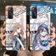 赫致（HEZHI）适用vivoy52s邦邦BangDream手机壳OPPOa58真我一加华为苹果14玻璃 v1449市谷有咲钢化玻璃壳 vivo型号记得发给客服