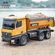 Huina aleación Ingeniería de control remoto Excavador de vehículos Carga de juguetes Descuento Transporte de transporte Excavador de camiones Niños Niños de 10 canales Camión volcado de control remoto [2.4g Versión de aleación] con 1 batería recargable