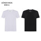 AIMER MEN Modal short-sleeved T-shirt 2-piece V-neck vest-175