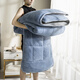 I-WILL milk velvet winter quilt flannel quilt core thickened winter single fiber quilt blue gray 200x230cm 8Jin Jin equals 0.5 kg I-WILL milk velvet winter quilt flannel quilt core thickened winter single fiber quilt blue gray 200x230cm 8Jin Jin equals 0.5 kg