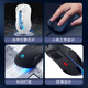 惠普（HP）游戏鼠标 学习办公电竞宏编程游戏人体工学静音轻量化有线鼠标 USB接口 台式机笔记本电脑通用 【静音】黑色+惠普桌垫【灰】