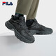 FILA fern straw shoes FERN men's shoes outdoor dad shoes casual shoes fashionable and comfortable sports shoes shade gray/black-DB 42.5