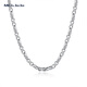 Miss JuJu platinum necklace men's pt950 platinum 8-character chain is atmospheric and strong boss chain, weight 31-33g, about 60cm, 4mm thick (customized)
