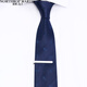 North Martin High-End-Krawatte Clip Herren Business Anzug Bräutigam Hochzeit einfaches Shirt Clip Silber