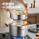 SUPOR steaming flavor multi-bottom 304 stainless steel soup steaming multi-purpose steamer 24cm single layer steamer SZ24S1