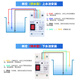 Water level switch fully automatic controller liquid level DF-96DK water replenishment tower water pump water tank water sensor pumping controller AC220V 10 meter probe set (with switch)