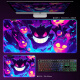 RGB Luminosa Pad, Pokémon Gengumon Genggui E-Sports Juego Teckboard Papel de anime Papelada de luz atmosférica DD-3294 RGB GENGGUI 350X250 mm actualizado