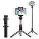 Huawei Mate60 Selfie Stick Bluetooth Stativ Mobiltelefon Mini -Bodenständer Live -Sendung Geeignet für Apple Honor Xiaomi General Upgraded Version CF15pro Black [Original Box] Lieferung der Lieferung der Lieferung