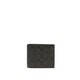 Coach Wallet Herren Short Wallet Card Clip Keychain Geschenkbox Schwarz und Grau CW344QBMI5