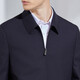 Antonio [90% Wolle getragen] High-End-Businessjacke für Männer mit Mulberry Seide clevere und leicht zu maintain Jacket Navy Blue Regular XL 52 (180/96A)