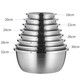 Meichu (Maxcook) 304 Edelstahlbecken -Gewürzbecken, verdickter Geschmacksschaufel, Gemüsebecken, Salatbecken und Nudeln, mariniertes Fleischbecken, Induktionskocher 32 cm (MCWA673) erhältlich (MCWA673)