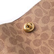 Entrenador (entrenador) Bolso de mujeres, bolso de mochila de bucket de sauce de estilo femenino, bolso de cuerpo cruzado de un solo hombro de moda, regalo de cumpleaños para novia, marrón C3890 B4NQ4