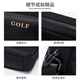 Golf GOLF shoulder bag for men, large-capacity crossbody bag, men's trendy multi-compartment bag that can hold iPad, business casual men's bag, water-repellent, lightweight, fashionable sports shoulder bag, black