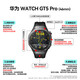华为【国家补贴15%】华为手表watch gt5 Pro运动智能ecg血氧心率通话微信睡眠玄玑送男女朋友手表43Pro 46mm曜石黑+钛空银色定制表带