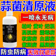 Garlic bacteria clear original solution garlic special medicine dry tip yellow leaf root rot leaf blight leaf blight rust purple spot biofertilizer agent one bottle of garlic bacteria clear