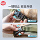 Hipidog dog leash medium-sized large dog vest chest strap dog leash Samo Golden Retriever Labrador dog walking leash black and red [comfortable and breathable] M (recommended weight 16-28 Jin [Jin equals 0.5 kg])