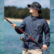Pathfinder Wind Butterfly Sun Protection Clothing Men's Summer UV Protection Skin Clothing Outdoor Rainproof Breathable Lightweight Jacket Fishing Suit Dark Blue XL