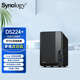 群晖（Synology）DS225+双盘位旗舰机 四核心 NAS网络存储服务器 局域网服务器私有云家庭相册文件存储共享 DS224+【标配不含硬盘】