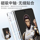 Mr. Blue Monkey is suitable for Huawei Matex5/x3 mobile phone case, transparent and simple center column protective case x5 Collector's Edition folding screen magnetic anti-fall protective cover