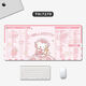 
Mouse pad large size 1200x600 super large cartoon cute office shortcut keys Customized learning desk pad keyboard pad 9902 Raspberry Bear 1000*500*5mm
