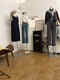 Bones de pescado Herringbone Art Laminate Wood Pisos de ropa doméstica Tienda de ropa doméstica LD3291 1