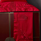 Leeland Home Textile haut de gamme des années 100 NOUVELLE broderie chinoise Dahong Liber de mariage en quatre parties Multi-pièces de litière de mariage Jinxiu Hongzhuang Four pièce de lit 1,8 / 2,0 mètres adapté à (220 * 240 cm de courtepointe)