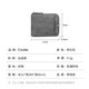 
Cnoles men's short wallet fashion business multi-function leather wallet coin wallet gift box birthday gift for father boyfriend husband practical dream gray