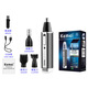 Kemei High-End Business Express elektrischer Nasenhaarschneider, multifunktionale elektrische Rasur und Augenbrauenschneiden, wiederaufladbares 4-in-1-Nasenhaarschneider-Set KM-6630 (USB)