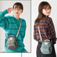 Anello Japanische Crossbody -Tasche Lotte Mobiltelefon kleine Umhängetasche Handtasche für kleine Tragetasche Mini -Umhängetasche grau