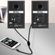 
Akihabara (CHOSEAL) 3.5mm to single card XLR high-fidelity XLR dual card amplitude computer sound card connected to speaker amplifier mixer 3.5 to dual card XLM QS3524 1.5 meters
