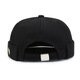 
Mo Zilan brimless hat men and women same round hat yuppie hat watermelon hat round hat landlord hat trendy brand spring and autumn retro melon skin hat black adjustable