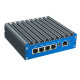 倍控G48 N5105多网口四核软路由嵌入式工业电脑物联网主机X86开发板准系统4G通信SIM卡槽n6210 8G内存+256G固态 G48蓝色面板-N5105四网卡i226