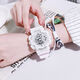 Park RI Watch Schüler Junior High School weiblich Ins Stil Internet Berühmtheit Einfache elektronische Uhr Harajuku Sport frisch 918 692-32 Pink Gold Watch + Batterie