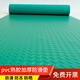 Junliu thickened and wear-resistant private garage floor mat PVC non-slip mat plastic entrance waterproof rubber door mat corridor stairs cooked glue green man 1.8 meters width 5 meters length