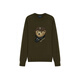 Teenie Weenie Männer tragen Männer einfache runde Nackenpullover Herbst und Winter lässig warm warm Pullover Pullover Military Green M 170