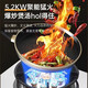 Yantai [livraison de porte] poêle à gaz double poêle à gaz poêle domestique poêle à gaz naturel intégré le poêle à gaz incorporé