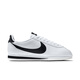 耐克（NIKE）NIKE CLASSIC CORTEZ LEATHER 女子运动休闲小白鞋 复刻鞋复古款 807471-101白/黑 42